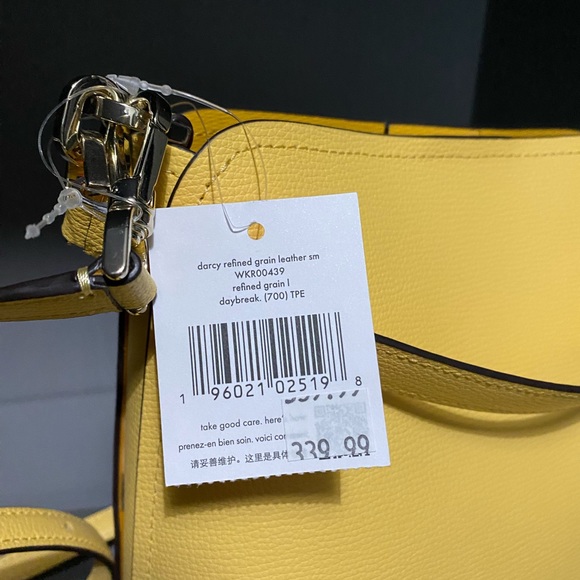 Authentic Kate Spade Daylight Yellow Small Bucket Bag - Picture 12 of 12